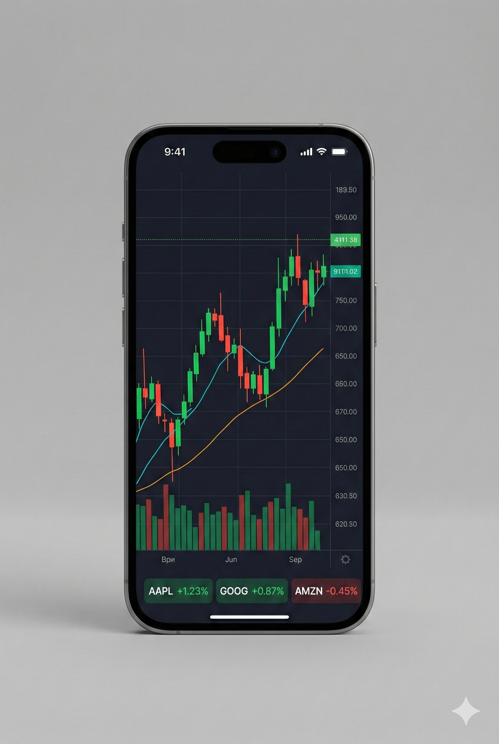 Crypto List App Interface